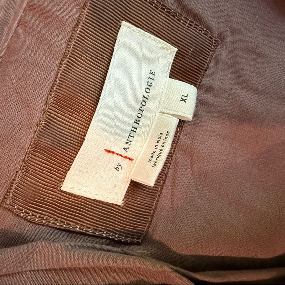 Anthropologie Brown Sleeveless Vest - Picture 2 of 3